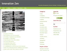 Tablet Screenshot of innovationzen.com